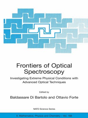cover image of Frontiers of Optical Spectroscopy